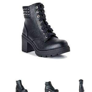 No Boundaries Women’s Studded Moto Boots size 11W